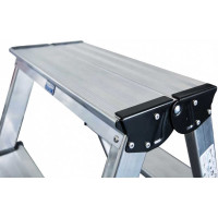 Двусторонняя стремянка Krause MONTO DOPPLO, 2 х 7 ступенек, 3.05 м 120366