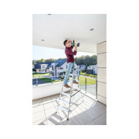 Двусторонняя стремянка Krause MONTO DOPPLO, 2 х 7 ступенек, 3.05 м 120366