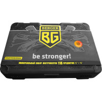 Универсальный набор инструментов 118 предметов Berger BG BG118-1214