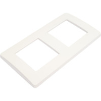 Двойная вертикальная рамка, белая, DKC RAL9010 75012W