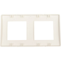 Двойная вертикальная рамка, белая, DKC RAL9010 75012W