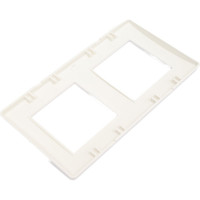 Двойная вертикальная рамка, белая, DKC RAL9010 75012W