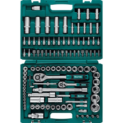 Универсальный набор инструмента KRAFTOOL X-Drive 108, 108 предм., (1/2"+3/8"+1/4") 27888-H108_z03