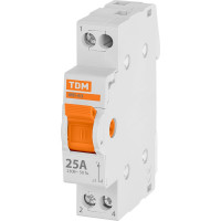 Модульный трехпозиционный переключатель TDM ELECTRIC МП-63 1P 25А SQ0224-0005