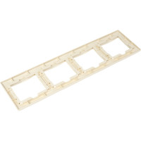 Четырехпостовая горизонтальная рамка, слоновая кость TDM ELECTRIC Таймыр SQ1814-0130