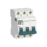 Автоматический выключатель (АВ) DEKraft ВА-101, 3 Р, хар-ка D, 40 А, 4.5 кА 11130DEK