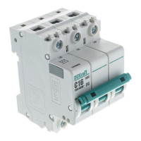 Автоматический выключатель (АВ) DEKraft ВА-101, 3 Р, хар-ка D, 40 А, 4.5 кА 11130DEK