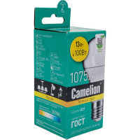 Светодиодная лампа 13Вт 220В Camelion LED13-A60/830/E27 12045