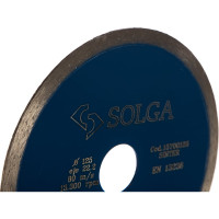Диск алмазный сплошной (125х22,2 мм) CERAMICS MARBLE Solga Diamant 15700125
