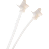 Кабельные стяжки с дюбель-пистоном FORTISFLEX КСДп 4,8х190 100шт 64773