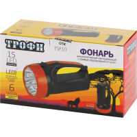 Аккумуляторный фонарь ТРОФИ TSP10, 4V1.5Ah,15хLED, 2 режима, Б0016537