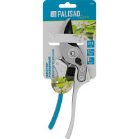 Усиленный секатор PALISAD LUXE 210 мм, прямой рез, металлические рукоятки 60501