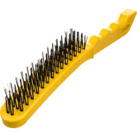 Стальная корщетка FIT IT пластиковая ручка, 275 мм, четырехрядная 38438