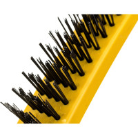 Стальная корщетка FIT IT пластиковая ручка, 275 мм, четырехрядная 38438