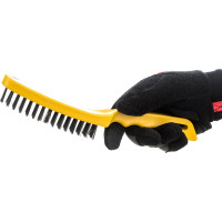 Стальная корщетка FIT IT пластиковая ручка, 275 мм, четырехрядная 38438