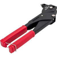 Заклепочник с поворотной головкой на 360 градусов, 4 насадки, 180мм FORCE 67801