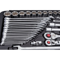 Набор инструмента с головками SL FORCE 142 предмета 41421R-7