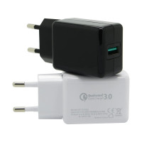 Зарядное устройство Вымпел USB M81 220В, 1 USB, 5V, 2.4 A, QC3.0 9174