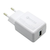 Зарядное устройство Вымпел USB M81 220В, 1 USB, 5V, 2.4 A, QC3.0 9174