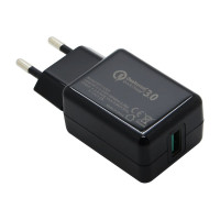 Зарядное устройство Вымпел USB M81 220В, 1 USB, 5V, 2.4 A, QC3.0 9174