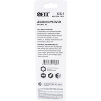 Сверло по металлу HSS полированное в блистере 6 мм FIT IT 33814