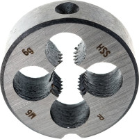 Плашка HSS M6 шаг 1.0мм RUKO 20x7мм 237060