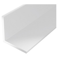 Уголок ПВХ ALBERTS бел. 20x20x1,5х1000 усиленный 479237