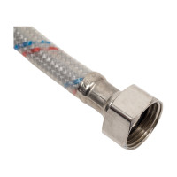 Подводка для воды AQUALINE нейлон/ПВХ стальнаягайка вн-нар 1/2 - 30 см 04873