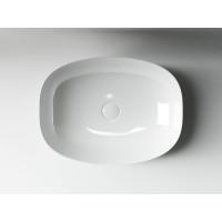 Накладной умывальник чаша Ceramicanova Element овальная, 500х380х140 мм CN5005