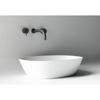 Накладной умывальник чаша Ceramicanova Element овальная, 500х380х140 мм CN5005