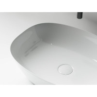 Накладной умывальник чаша Ceramicanova Element овальная, 500х380х140 мм CN5005