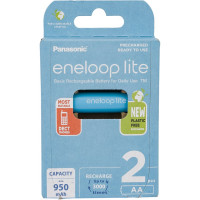 Аккумуляторы Panasonic eneloop lite BK-3LCCE/2BE 950mAh AA R6 BL2 417