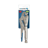 Зажимные клещи HOEGERT TECHNIK прямые губки, 250 мм HT1P382