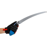 Пила по дереву РемоКолор для кемпинга и сада, с пеналом, 7TPI, 350мм, 42-3-335