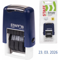 Датер-мини STAFF Printer 7810 BANK месяц цифрами, оттиск 22x4 мм 237433