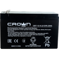 Аккумулятор CBT-12-9.2 (9.2 Ач; 12 В) CROWN CM000001678