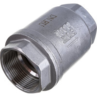 Клапан обратный LSCV 1 1/2″ DN.ru Ду40 Ру16 муфтовый, пружинный, нержавеющая сталь D100-00491