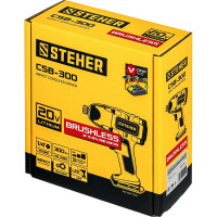 Бесщеточный винтоверт STEHER 20В, без АКБ CSB-300