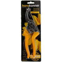 Секатор Hanskonner 215 мм, верхнее лезвие с тефлоновым покрытием, алюминиевые ручки HK3012-07-21