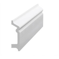 Напольный плинтус Stenopol 78х21х2000 мм под покраску C7122