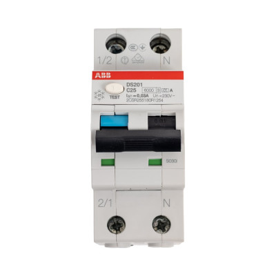 Автоматический выключатель дифференциального тока ABB DS201 C25 A30 2CSR255180R1254