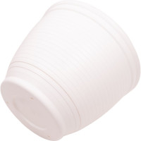 Настенное кашпо ФлораПласт Ассоль белое, диаметр 20 см, высота 16.5 см, 3.5 л 000905