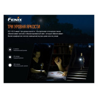 Фонарь Fenix E01 V2.0 черный e01v20bk