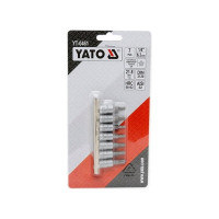 Набор бит YATO 1/4" 7 предметов TS10-TS40 TORX с головками YT-0461 37140461 092 1