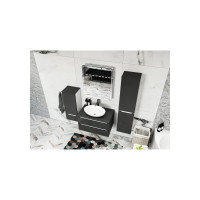 Зеркало шкаф MIXLINE "ВИКТОРИЯ" 700x800 ШВ, 2 створки, левый, светодиодная подсветка 547259
