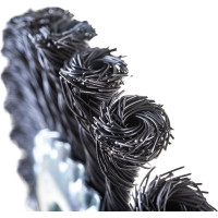 Щетка плоская (175х22.2 мм; витая; сталь 0.5 мм) для УШМ Elitech 1820.073600