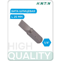 Вставка (бита) торцевая 1/4" HONITON, шлицевая 4 мм BT-A2SL40 В0000000170574