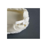 Насадка для полировки с ободом на завязке (125 мм; искусственный мех) 1997979