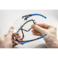 Защитные очки HOEGERT TECHNIK LOTZEN бесцветные, универсальный размер HT5K010