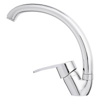 Смеситель для кухни СоюзКран поворотный излив 25 см, керамический картридж 40 мм, хром, цинк SK01-C125 566-306